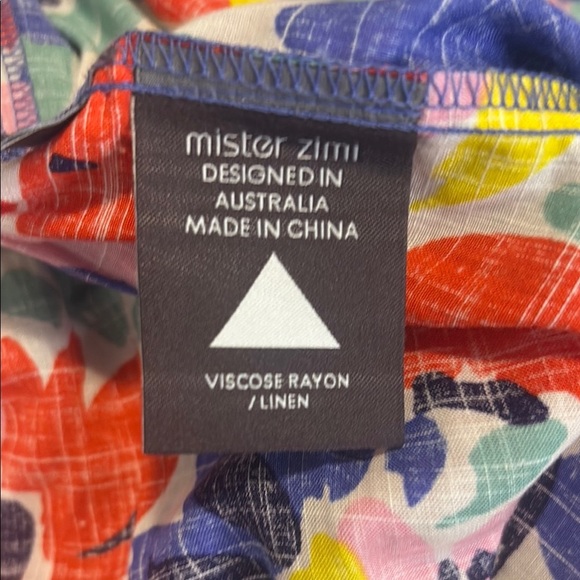 Mister Zimi size 8 Winifred midi dress in Hawaii print - Picture 5 of 5